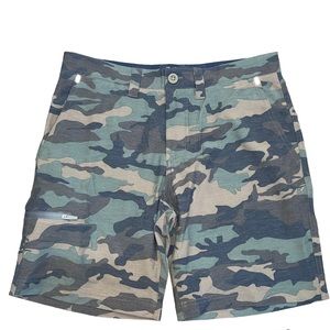 Flag and Anthem Men’s Camo Madeflex Hybrid Shorts (30) OP 49.50 74% polyester